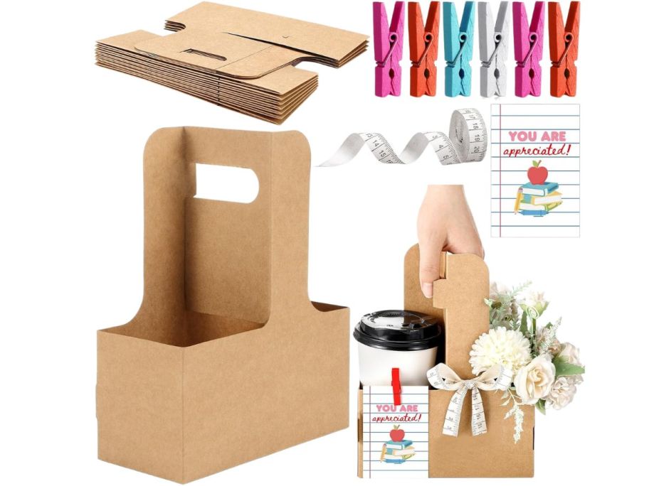 Teacher Appreciation 2-Cup Drink Carrier 12-pack