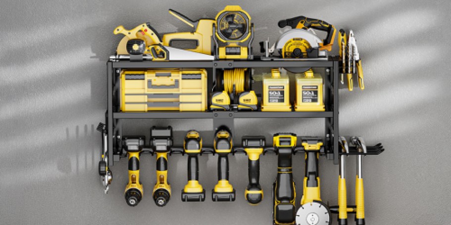 Wall-Mounted Storage Tool Organizer Just $23.99 Shipped on Amazon (Reg. $40)