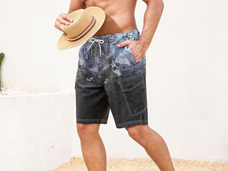 Men’s Swim Trunks Just $14.98 on Amazon (Reg. $30)
