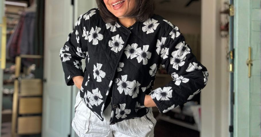 We Couldn’t Resist This $18 Floral Jacket (Free People Look for Less!)
