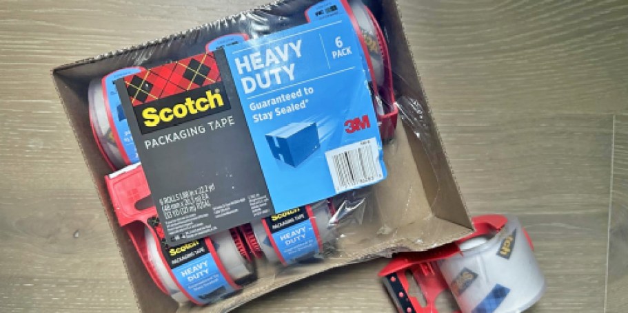 Scotch Packing Tape 6-Pack Only $11.99 Shipped on Amazon (Reg. $20)