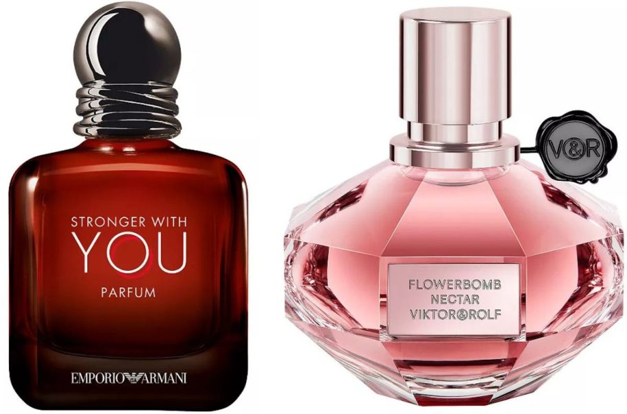 Stock images of Armani & Victor & Rolf Perfumes