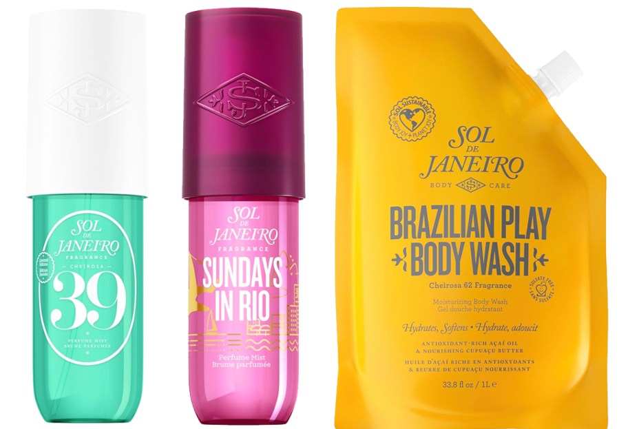 Sol de Janeiro body sprays and body wash