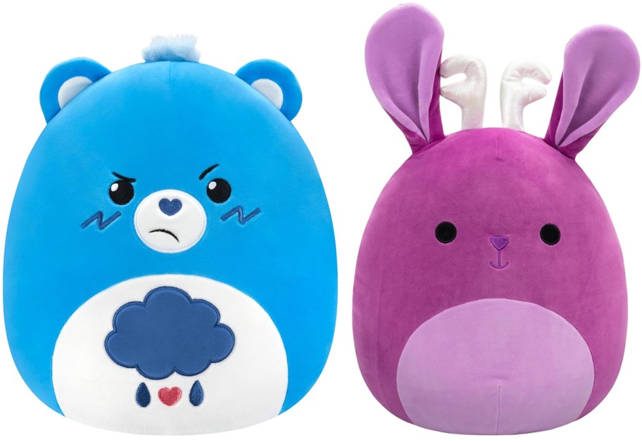 Squishmallows Care Bears 12 Plush, 14 Maria Del Mar Purple Jackalope