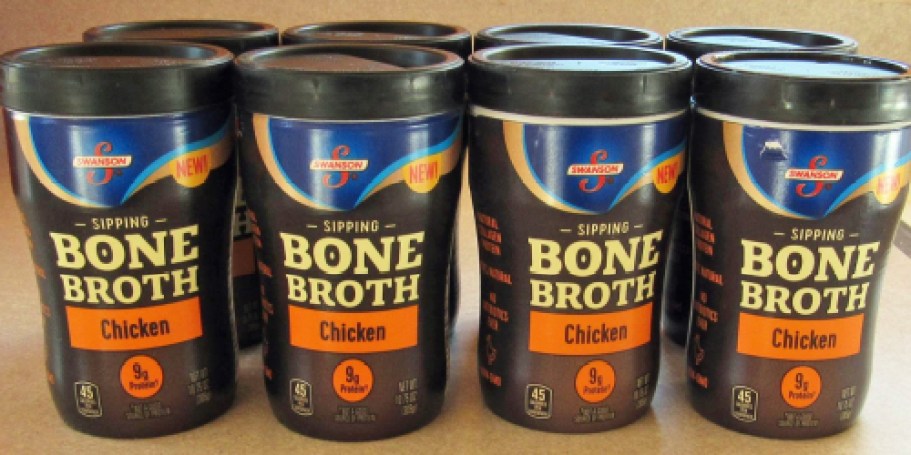 Swanson Sipping Bone Broth 16-Count Just $12.46 Shipped on Amazon (Only 78¢ Each)