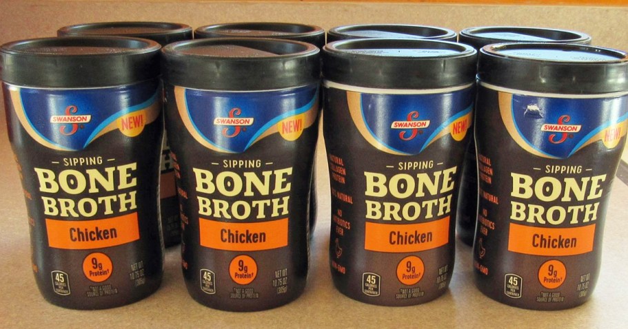 Swanson Sipping Bone Broth 16-Count Just $12.46 Shipped on Amazon (Only 78¢ Each)