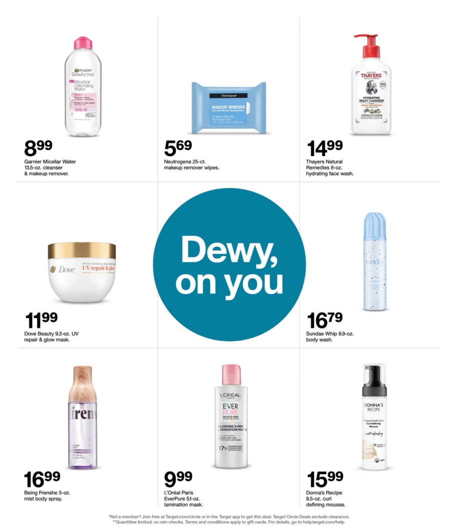 page from Target ad