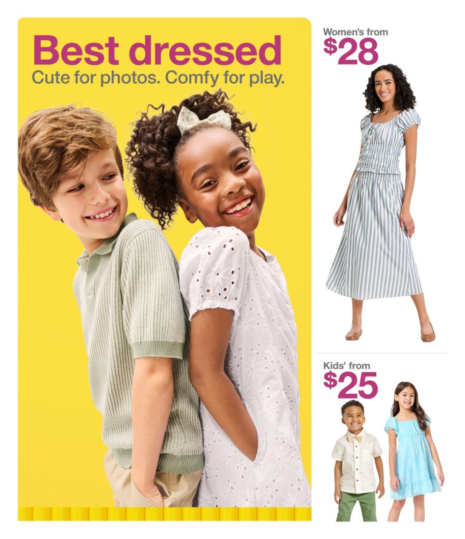 page from Target ad