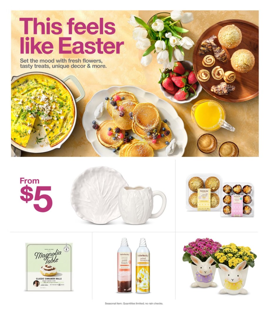 page from Target ad