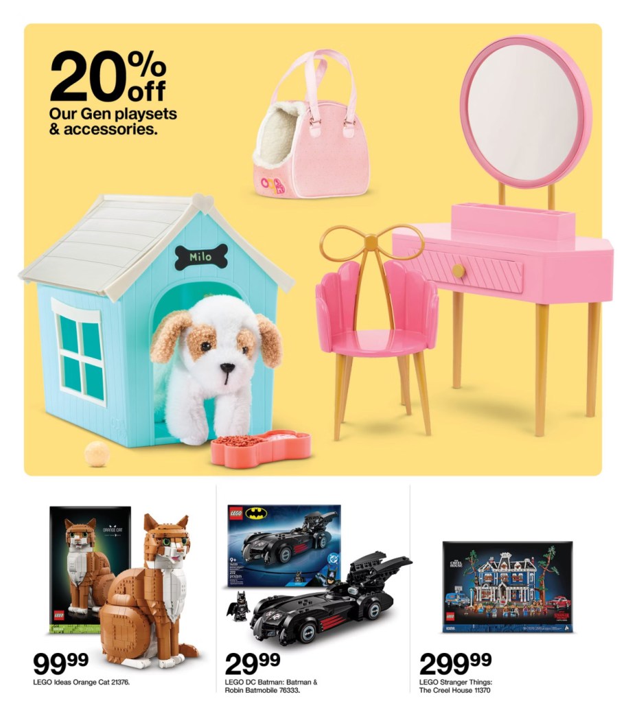 page from Target ad