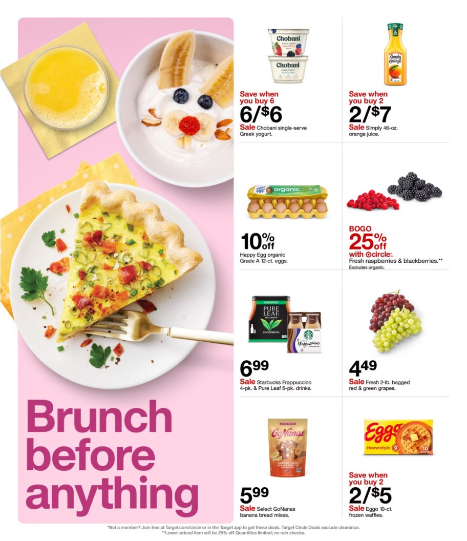 page from Target ad