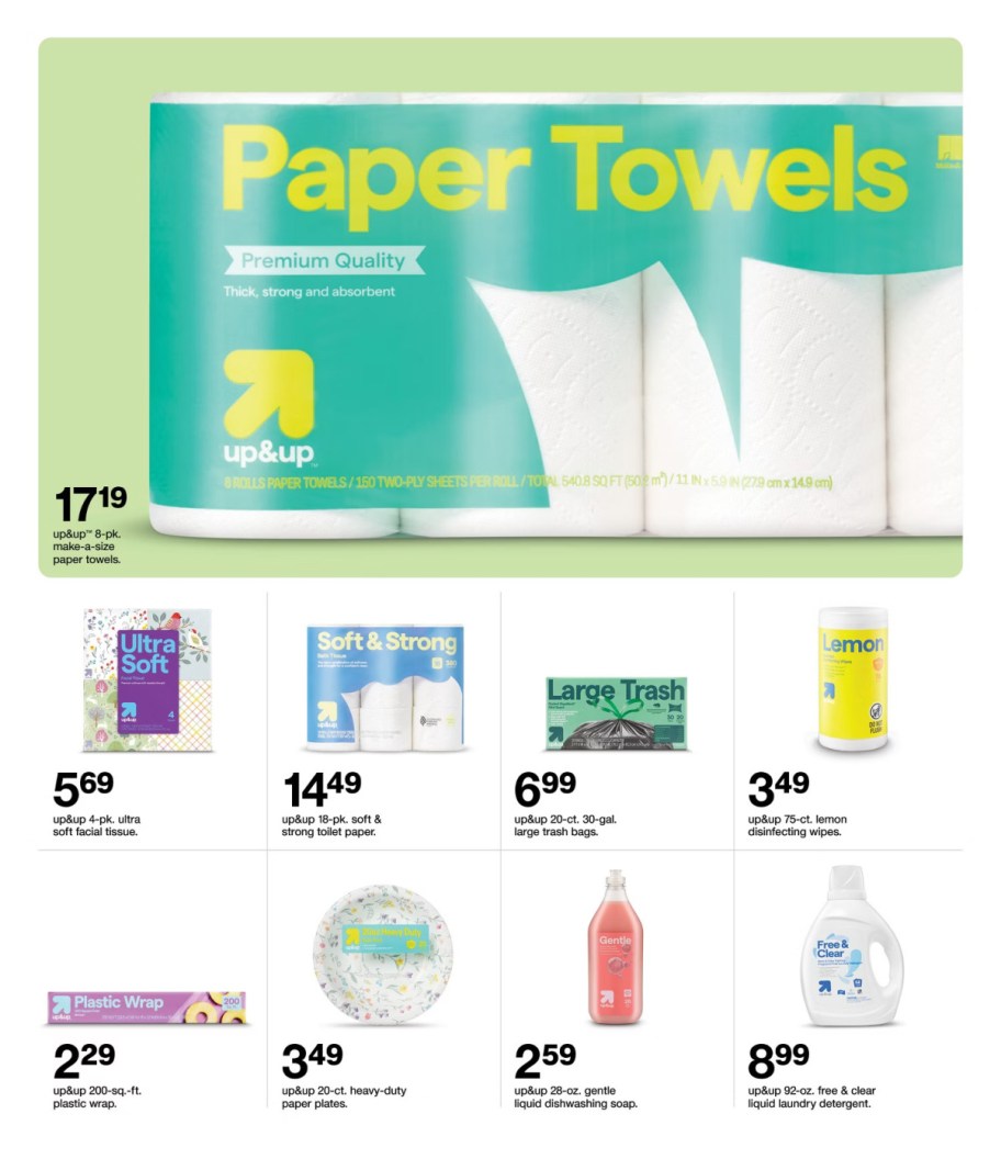 page from Target ad