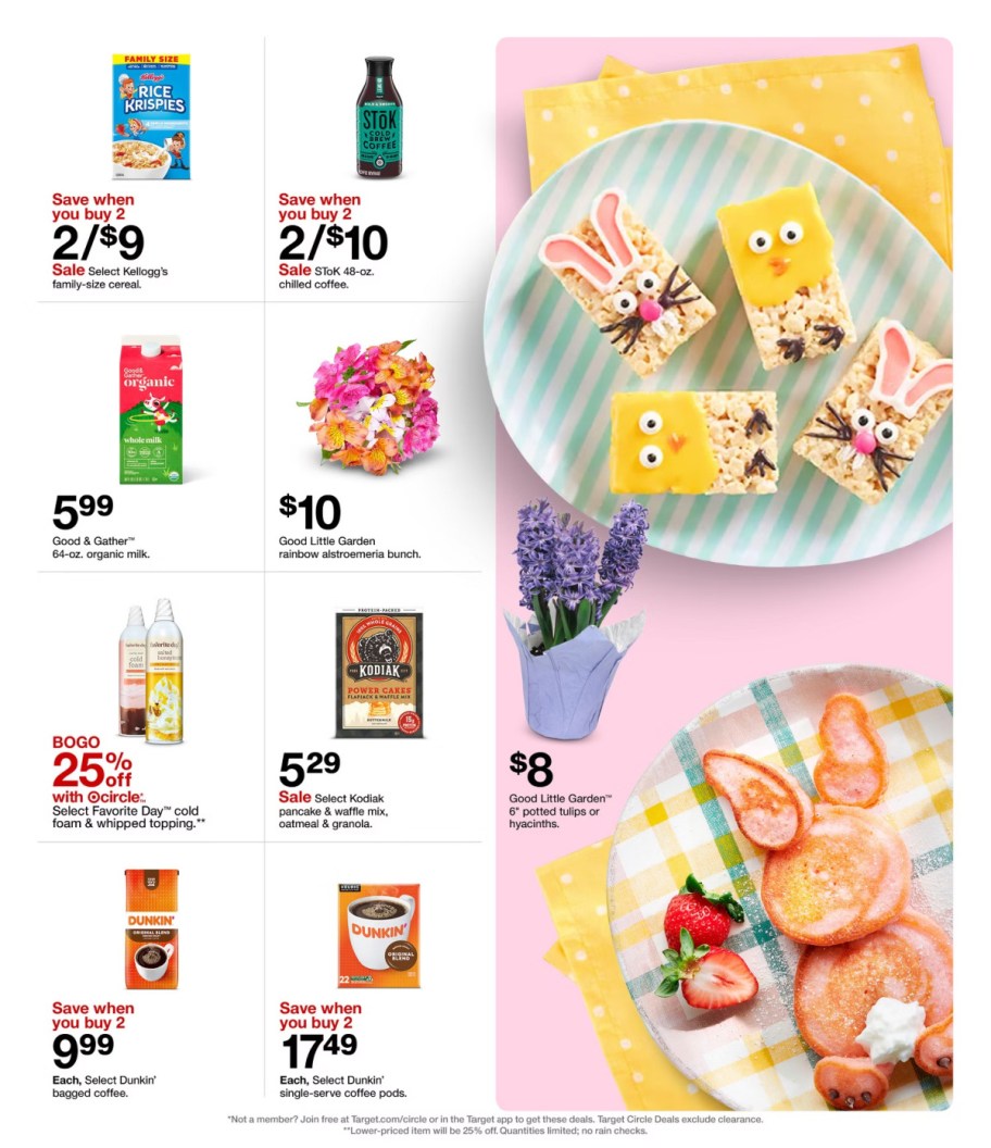 page from Target ad