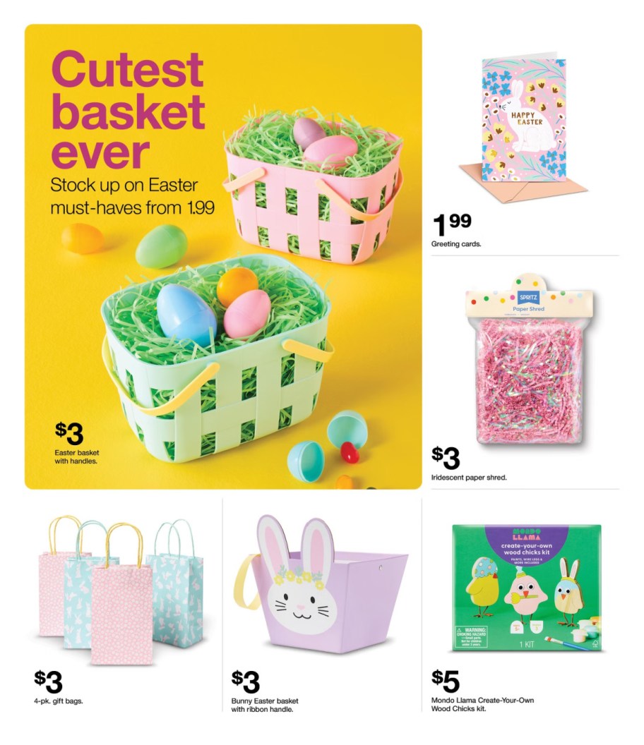 page from Target ad