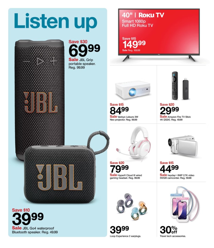 page from Target ad