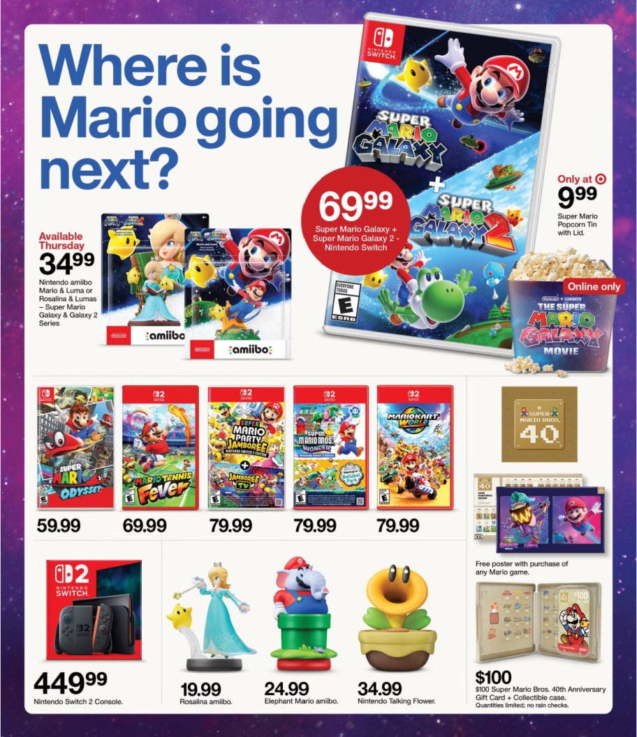 page from Target ad