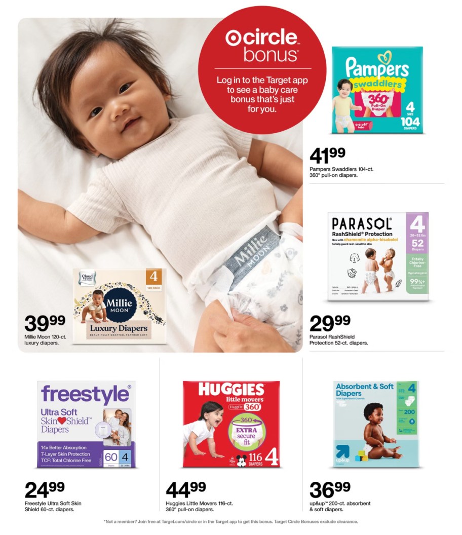 page from Target ad