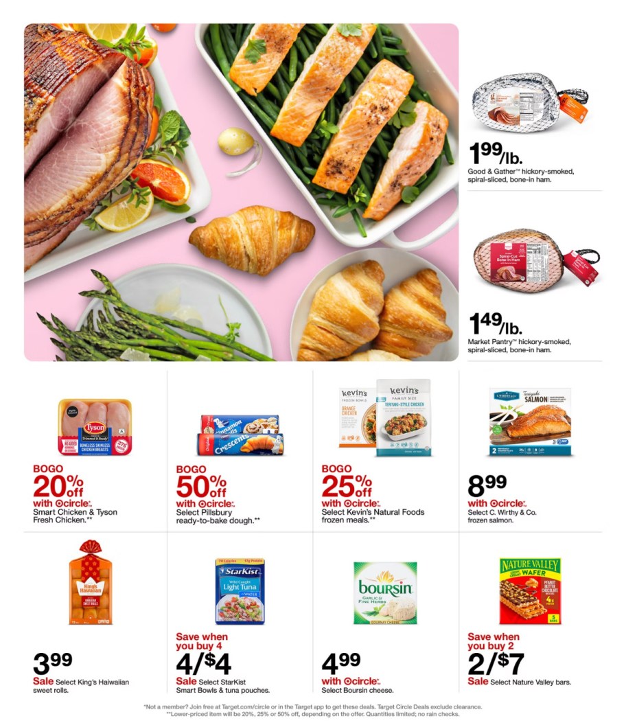page from Target ad