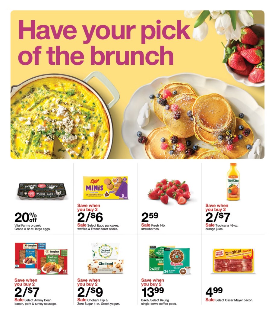 page from Target ad