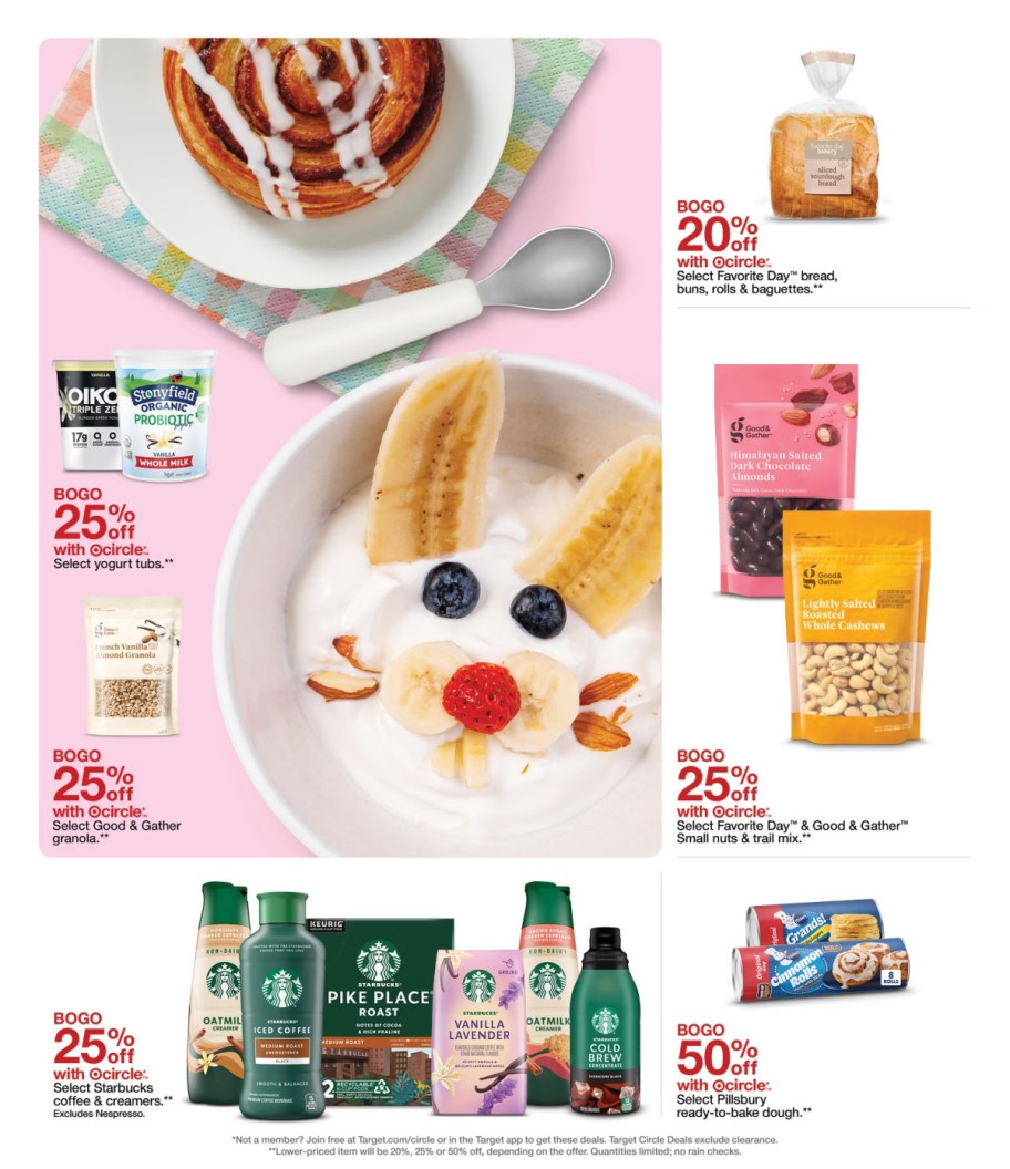 page from Target ad
