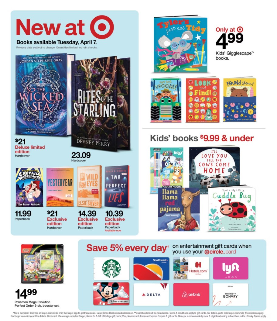 page from Target ad