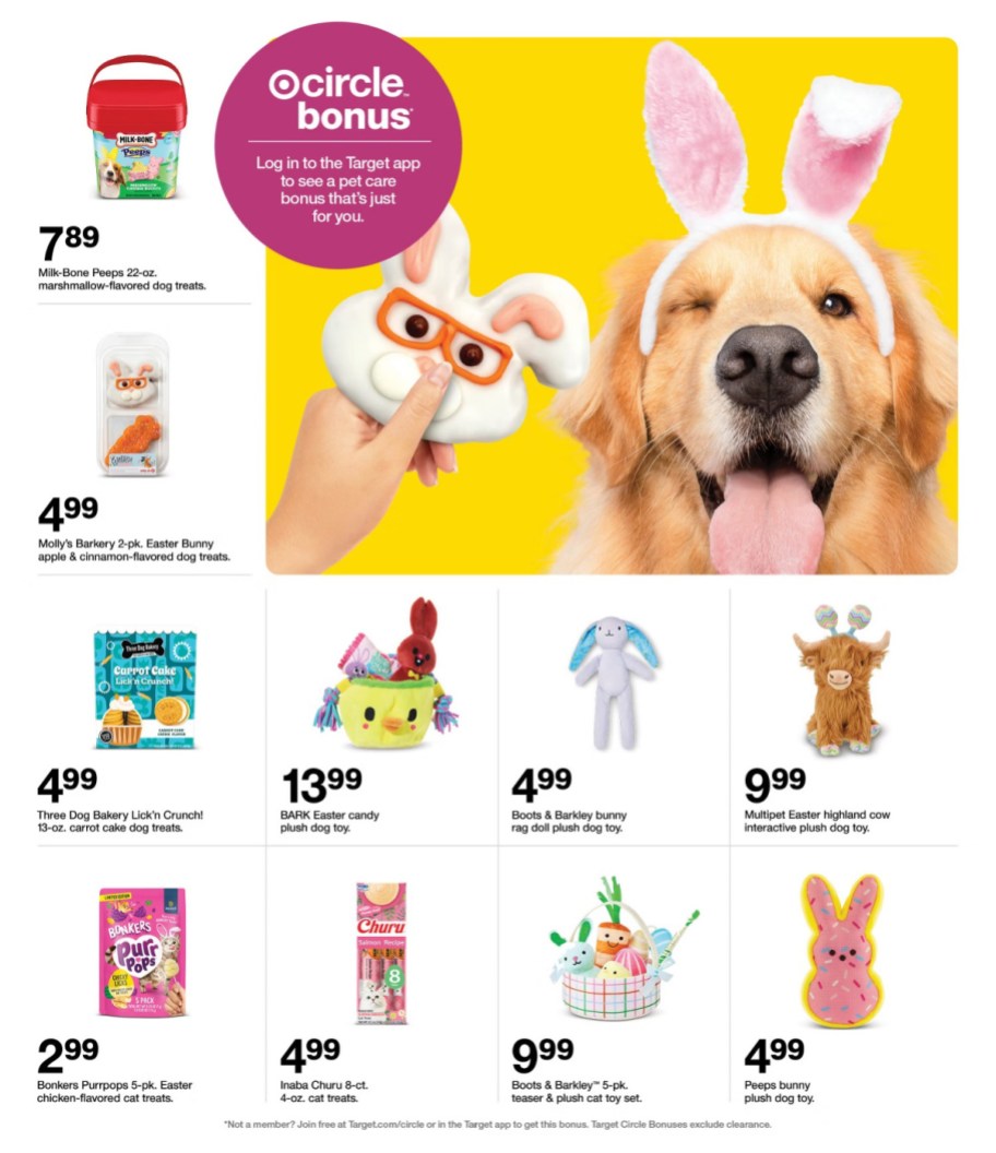 page from Target ad
