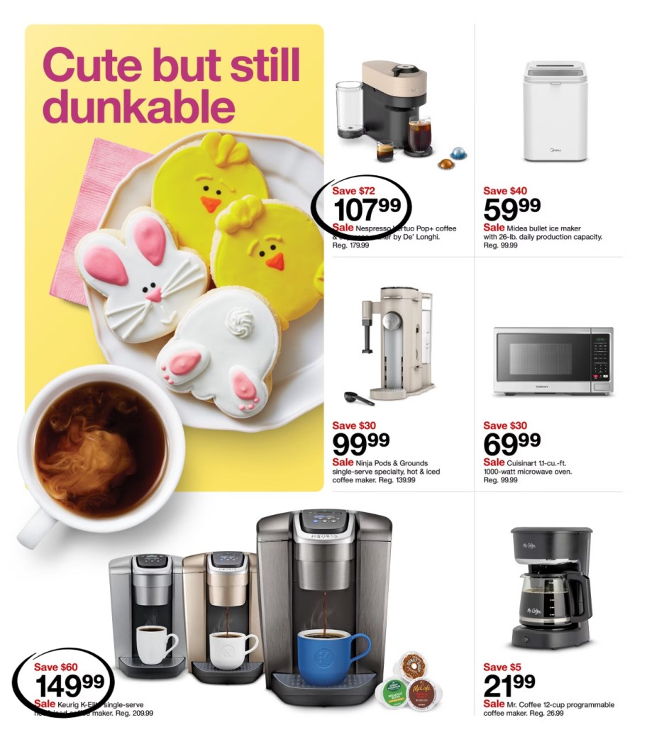 page from Target ad