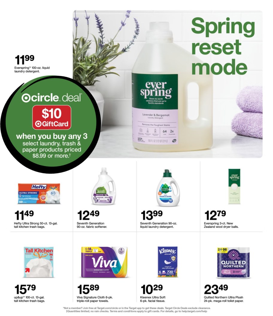 page from Target ad