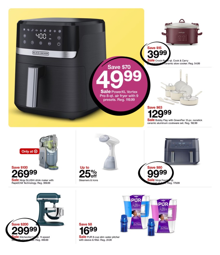 page from Target ad