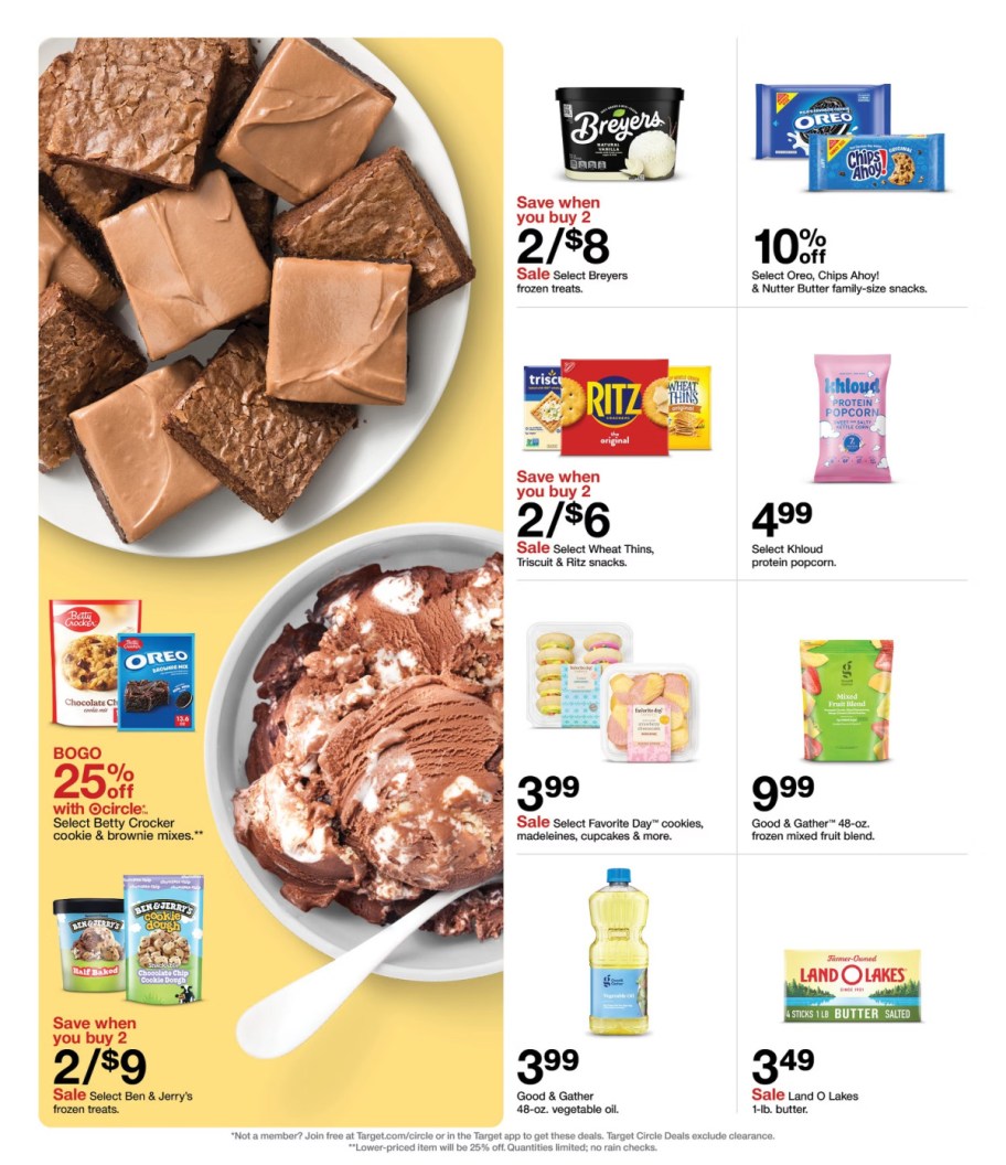 page from Target ad
