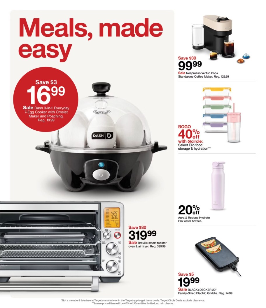 page from Target ad