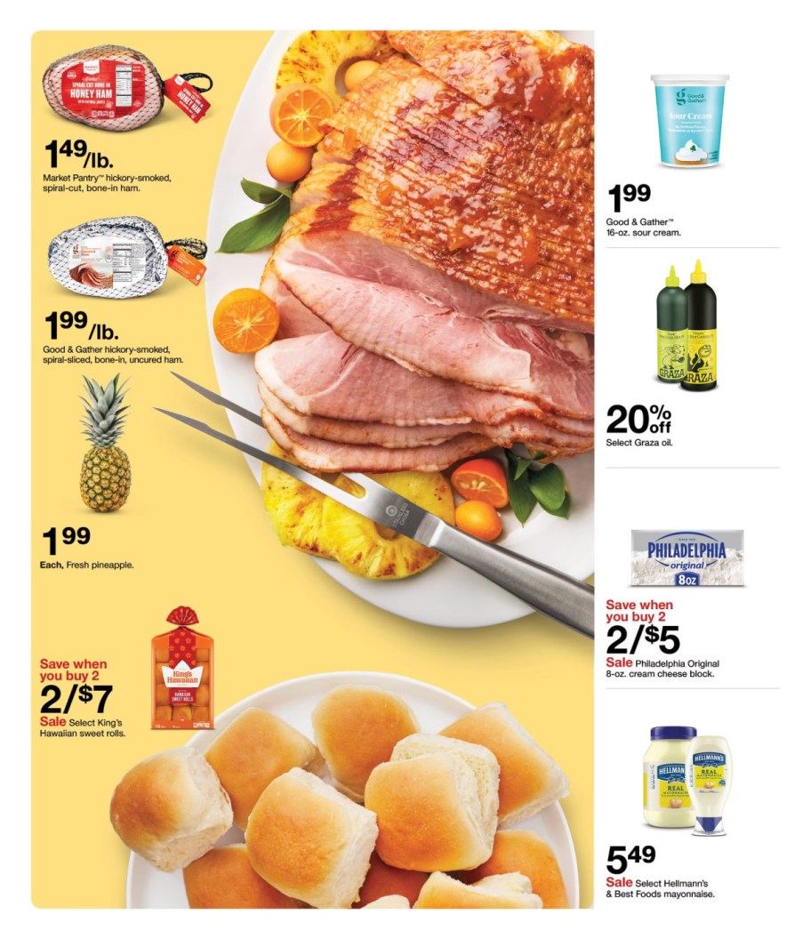 page from Target ad