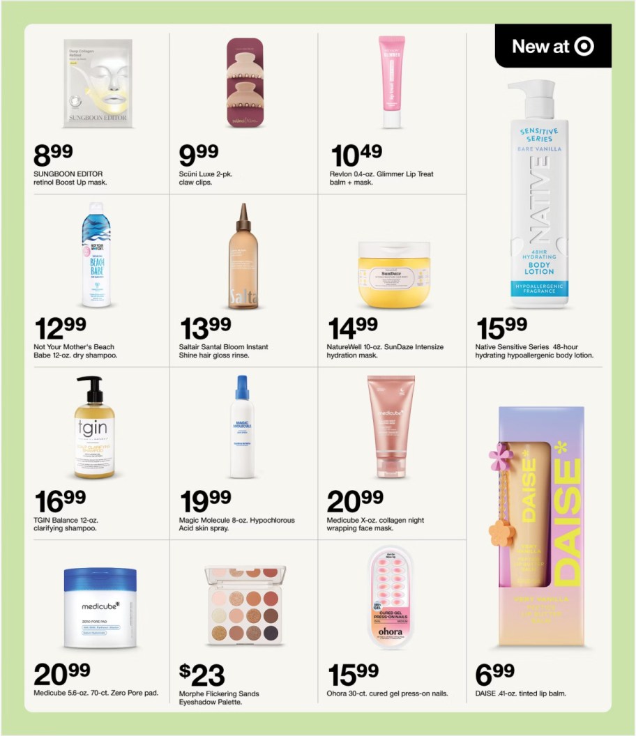 page from Target ad