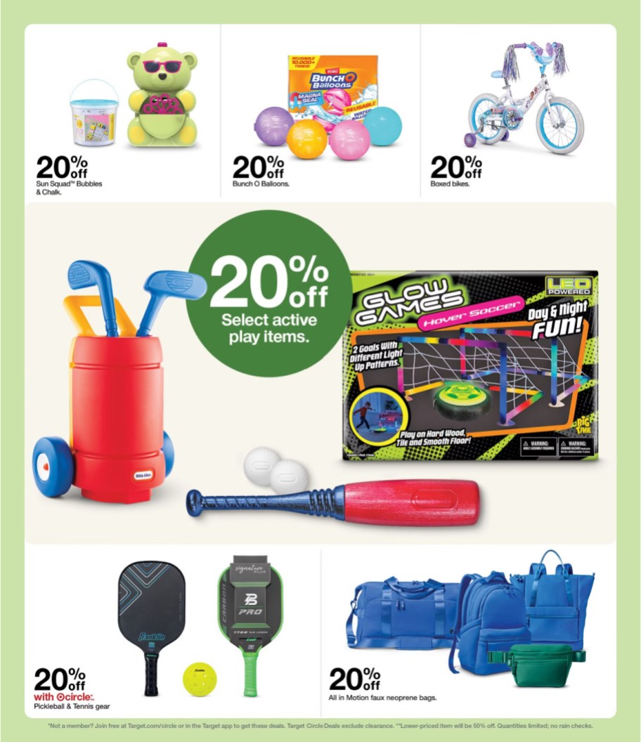 page from Target ad