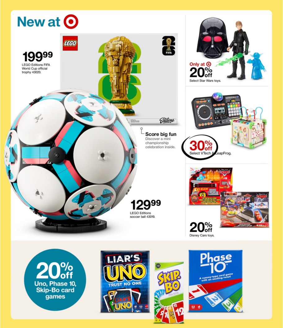 page from Target ad