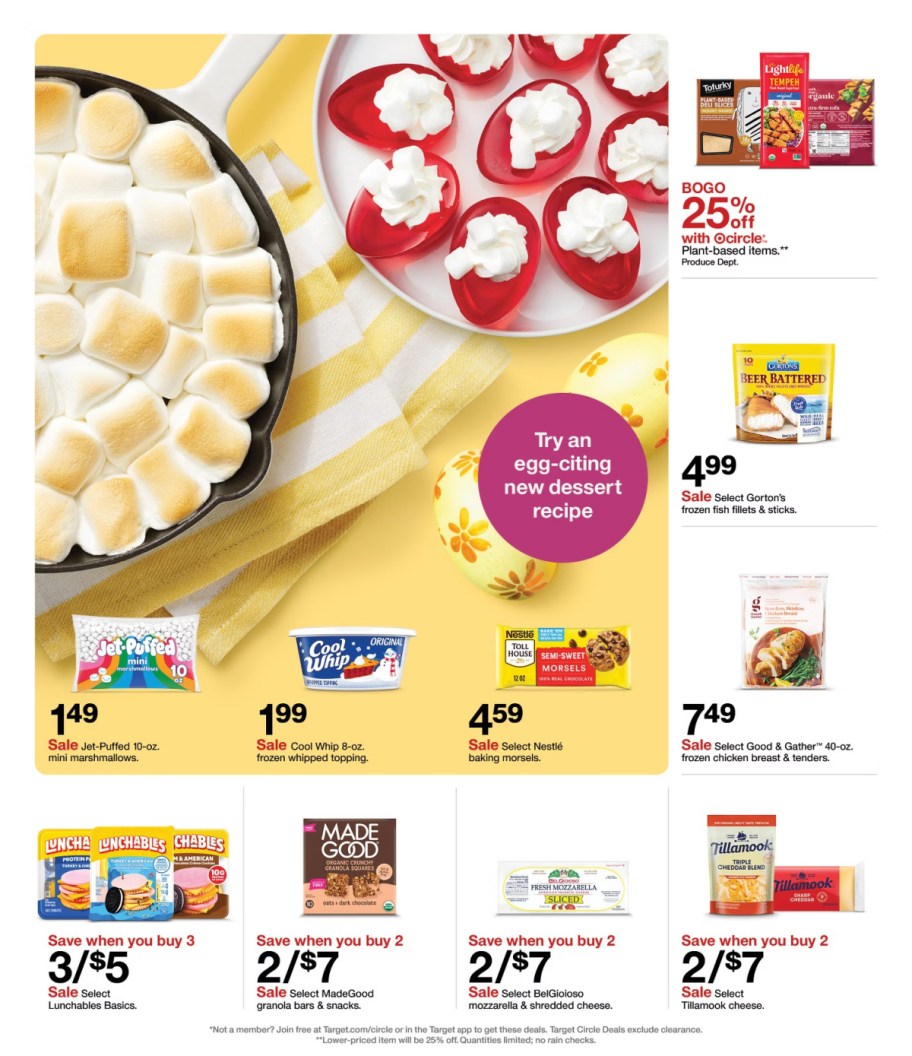 page from Target ad
