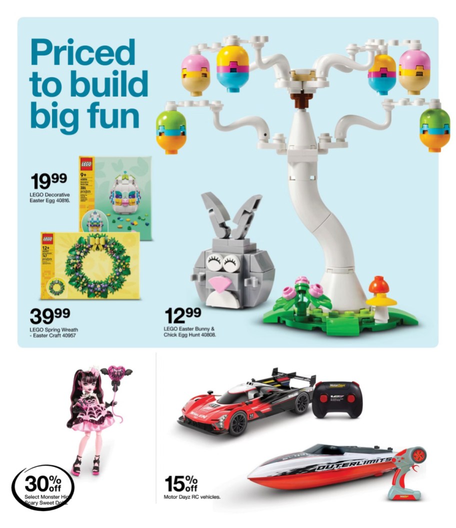 page from Target ad