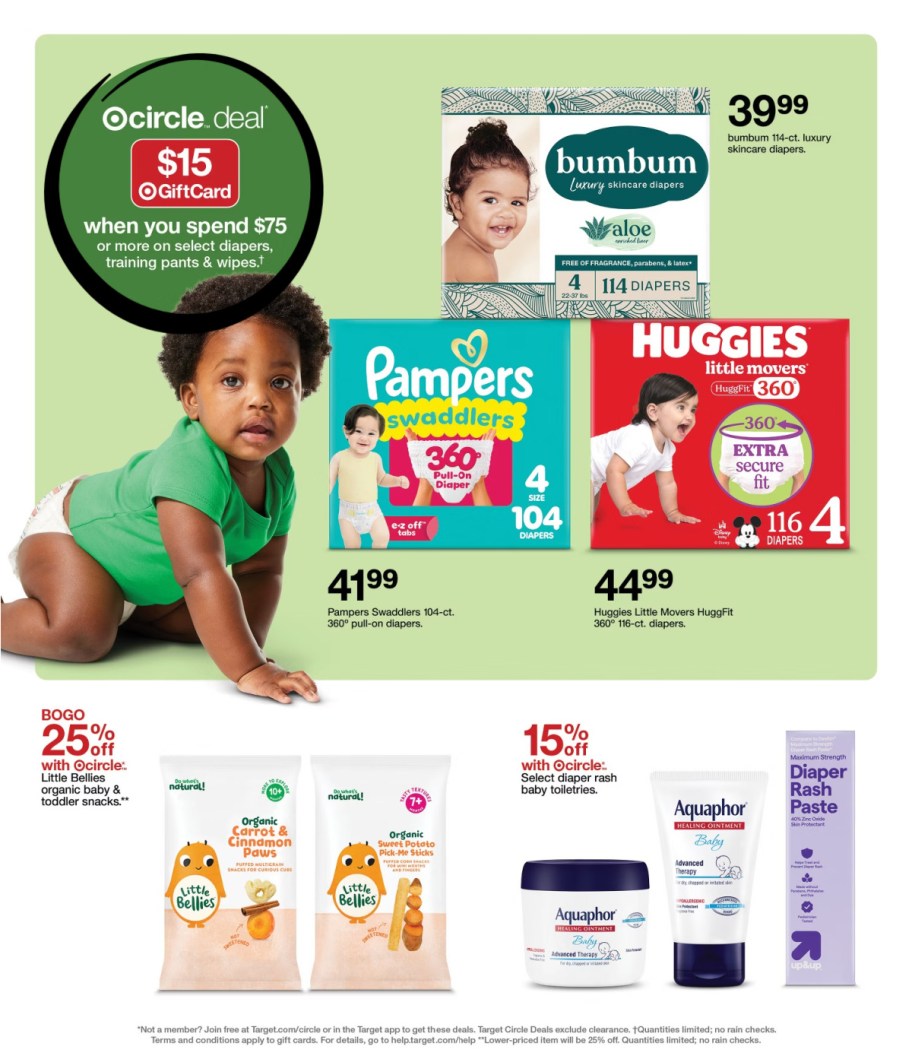 page from Target ad