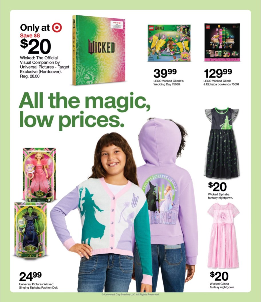 page from Target ad