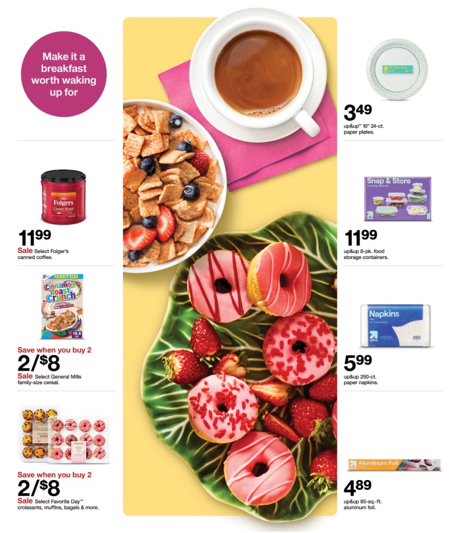 page from Target ad