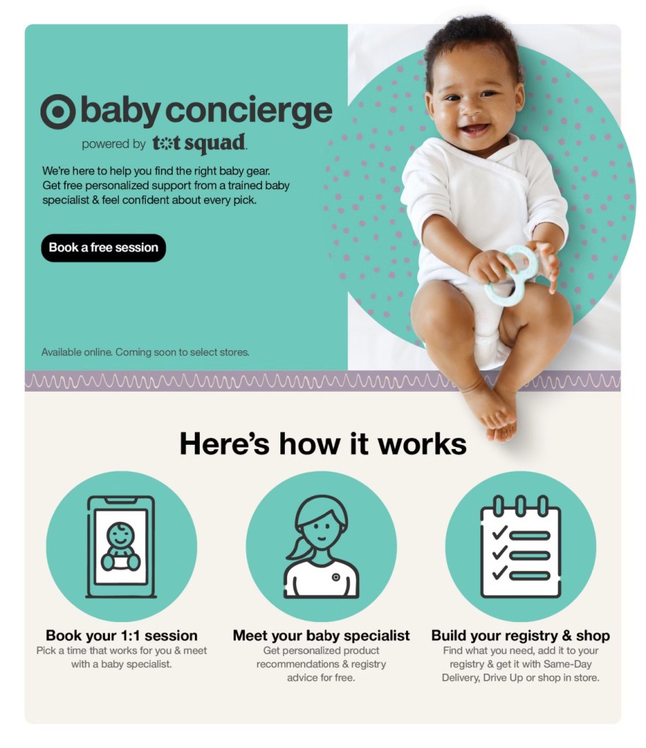 page from Target ad