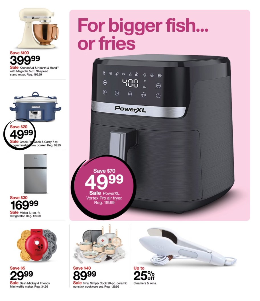 page from Target ad
