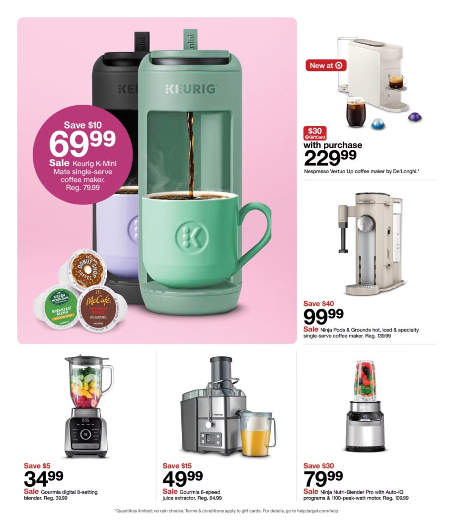 page from Target ad