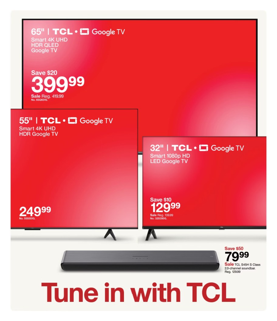 page from Target ad