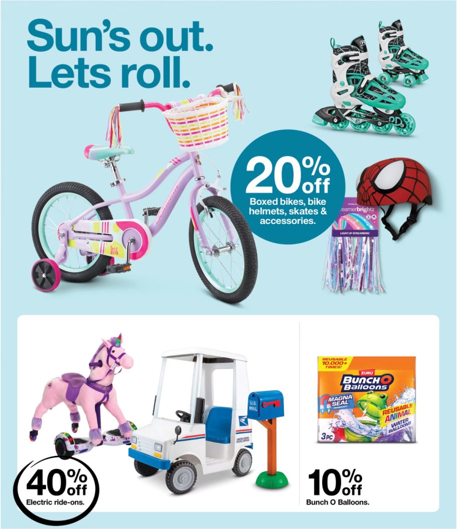 page from Target ad