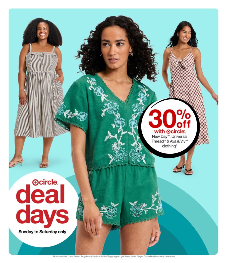 page from Target ad