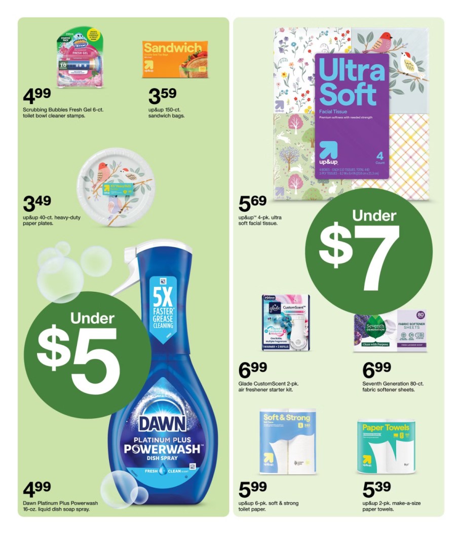 page from Target ad