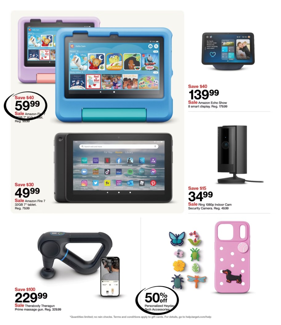 page from Target ad