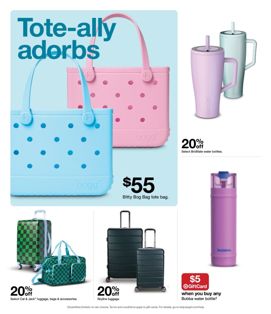page from Target ad