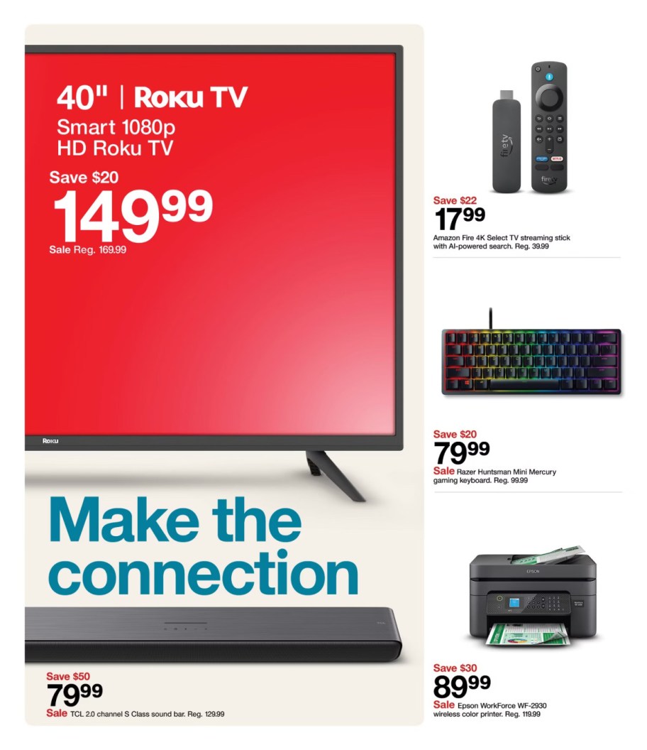 page from Target ad